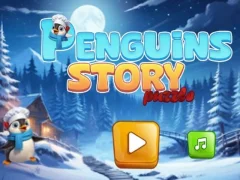 Penguins Story Puzzle — δωρεάν online παιχνίδι