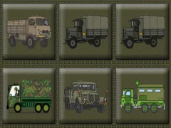 Army Trucks Memory — δωρεάν online παιχνίδι