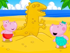 Hippo Beach Adventures — δωρεάν online παιχνίδι