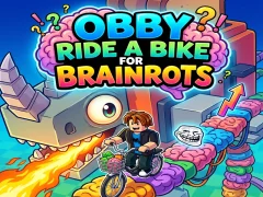 Obby Ride a Bike For Brainrots — δωρεάν online παιχνίδι