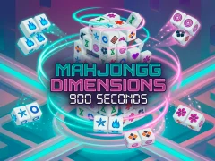 Mahjongg Dimensions 900 seconds — δωρεάν online παιχνίδι