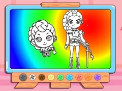 Coloring Book: Kpop Rumi — δωρεάν online παιχνίδι