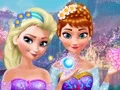 Anna & Elsa Makeover — δωρεάν online παιχνίδι