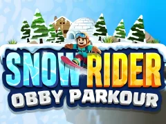 Snow Rider Obby Parkour — δωρεάν online παιχνίδι