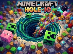 Minecraft Hole IO — δωρεάν online παιχνίδι