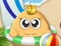 Pou summer Break — δωρεάν online παιχνίδι
