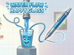 Water Flow Happy Glass — δωρεάν online παιχνίδι