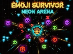 Emoji Survivor - Neon Arena — δωρεάν online παιχνίδι