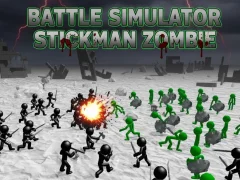 Battle Simulator Stickman Zombie — δωρεάν online παιχνίδι