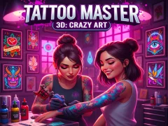 Tattoo Master 3D: Crazy Art — δωρεάν online παιχνίδι