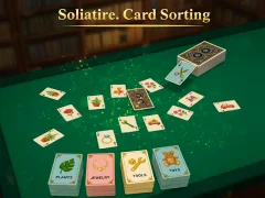 Solitaire. Card Sorting — δωρεάν online παιχνίδι