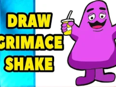 Grimace Shake: Draw and Erase — δωρεάν online παιχνίδι