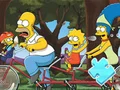 Jigsaw Puzzle: Simpson Family Riding — δωρεάν online παιχνίδι