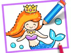 Toddler Drawing: Mermaid — δωρεάν online παιχνίδι