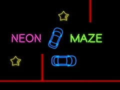 Neon Car Maze — δωρεάν online παιχνίδι