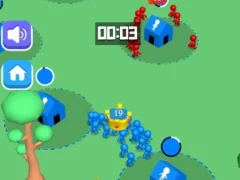 Giant Crowd Io House Capture — δωρεάν online παιχνίδι