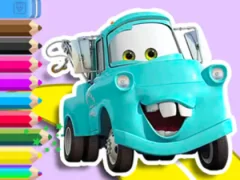 Coloring Book: Mater Cars — δωρεάν online παιχνίδι