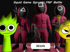 Squid Game Sprunki Fnf Battle — δωρεάν online παιχνίδι
