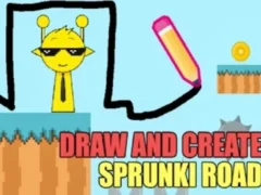 Draw And Create Sprunki Road — δωρεάν online παιχνίδι