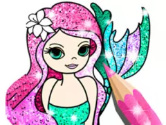Coloring Book: Little Mermaid — δωρεάν online παιχνίδι