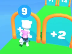 Cat Angela Running — δωρεάν online παιχνίδι