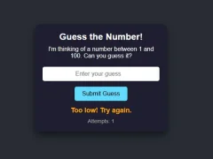 Number Guessing — δωρεάν online παιχνίδι
