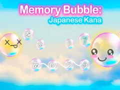 Memory Bubble: Japanese Kana — δωρεάν online παιχνίδι