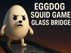 Eggdog Squid Game Glass Bridge — δωρεάν online παιχνίδι