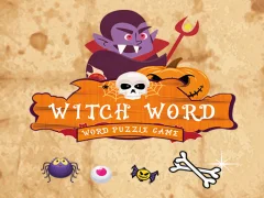 Witch Word Halloween Puzzel Game — δωρεάν online παιχνίδι