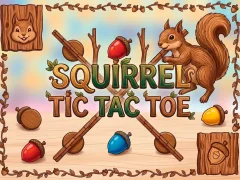 Squirrel Tic Tac Toe — δωρεάν online παιχνίδι