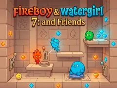 Fireboy & Watergirl 7: and Friends — δωρεάν online παιχνίδι