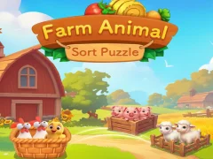 Farm Animal Sort Puzzle — δωρεάν online παιχνίδι