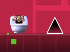 Geometry Dash Skibidi Toilet — δωρεάν online παιχνίδι