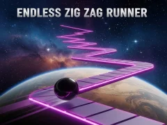 Endless Zig Zag Runner — δωρεάν online παιχνίδι