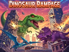 Dinosaur Rampage — δωρεάν online παιχνίδι