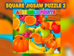 Square jigsaw Puzzle 2 - Assemble Fruits — δωρεάν online παιχνίδι