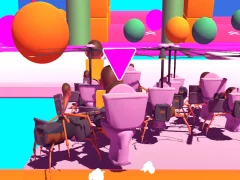 Fall Skibidi Toilet — δωρεάν online παιχνίδι