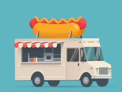 Food Trucks Jigsaw — δωρεάν online παιχνίδι