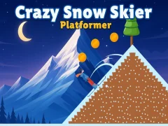 Crazy Snow Skier: Platformer — δωρεάν online παιχνίδι