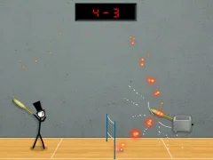 Stick Figure Badminton 3 — δωρεάν online παιχνίδι