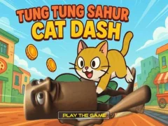 Tung Tung Sahur Cat Dash — δωρεάν online παιχνίδι