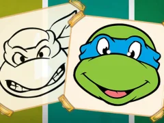 Ninja Turtles Coloring Book — δωρεάν online παιχνίδι