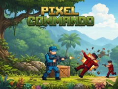 Pixel Commando — δωρεάν online παιχνίδι
