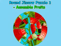 Round jigsaw Puzzle 2 - Assemble Fruits — δωρεάν online παιχνίδι