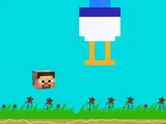 Chicken Jockey Flappy Minecraft — δωρεάν online παιχνίδι