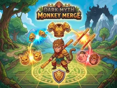 Dark Myth: Monkey Merge — δωρεάν online παιχνίδι