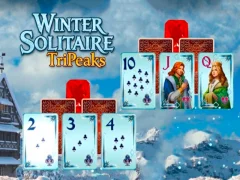 Winter Solitaire TriPeaks — δωρεάν online παιχνίδι