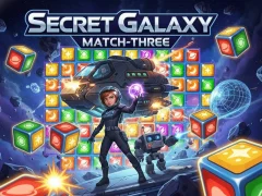 Secret Galaxy Match-three — δωρεάν online παιχνίδι