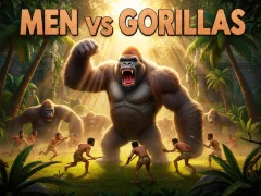 Men Vs Gorillas — δωρεάν online παιχνίδι