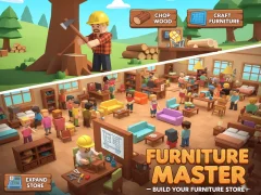 Furniture Master – Build Your Furniture Stor — δωρεάν online παιχνίδι